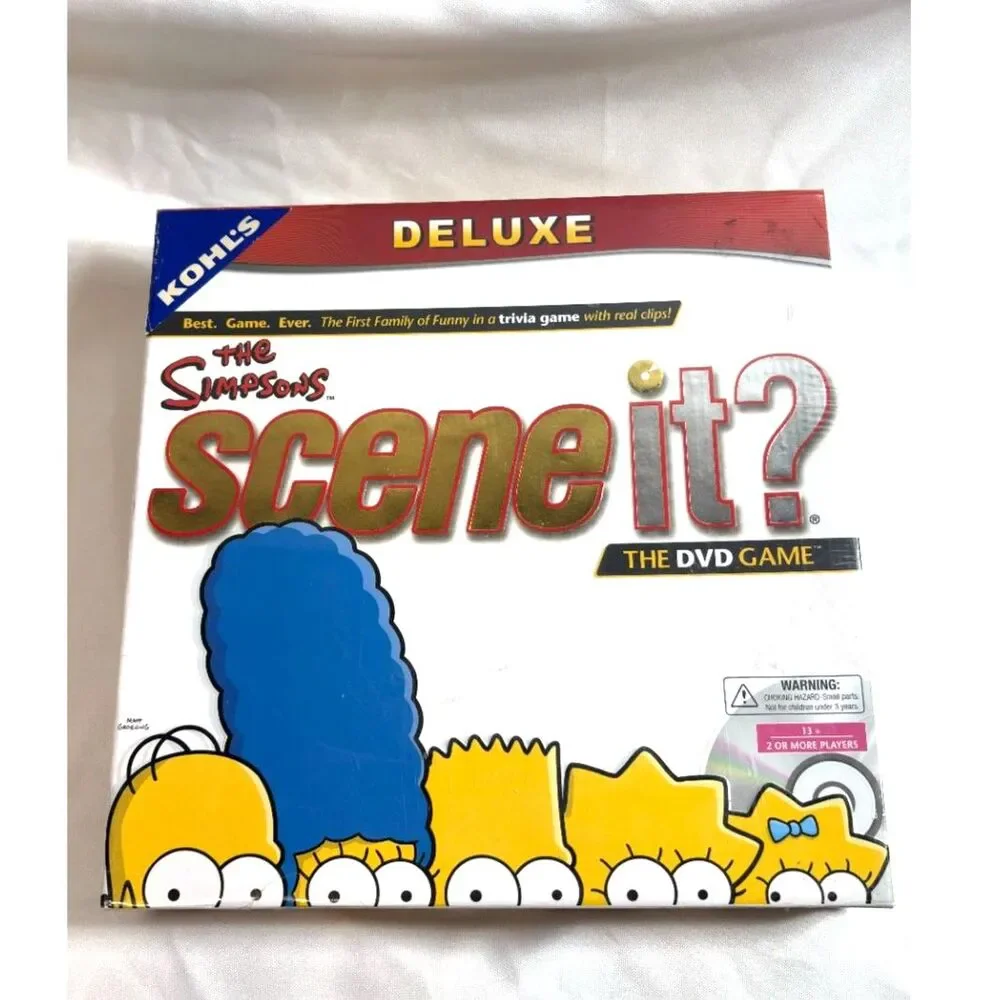 The Simpsons Deluxe Edition DVD Trivia Board Game Sealed in Plastic 2009